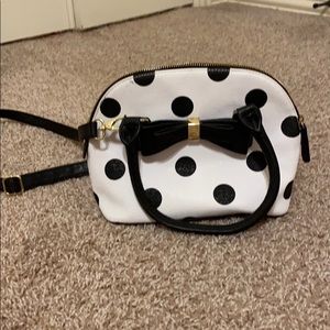 A spotted purse